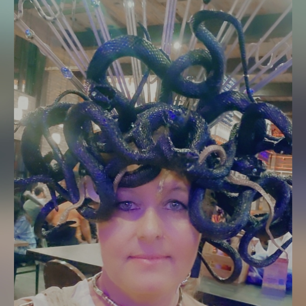 Medusa Headpiece OOAK